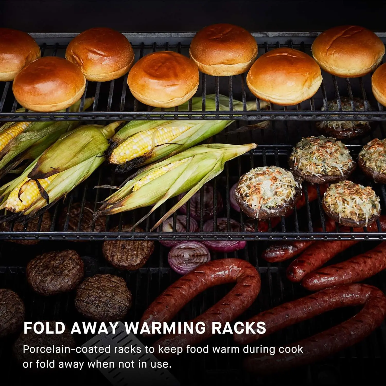 800 Digital Charcoal Grill, Griddle and Smoker with Digital Control, App Connectivity and 800 Cooki 5