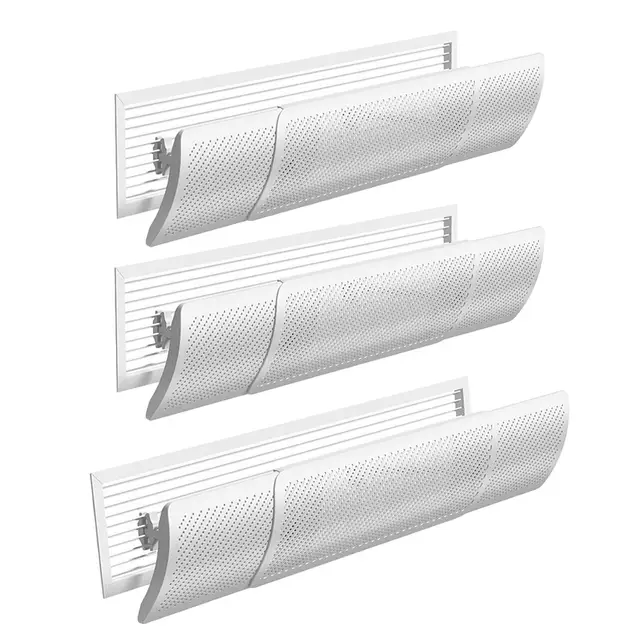 Déflecteur de climatiseur, déflecteur de climatisation, déflecteur de vent, aile de sortie rétractable pour hôtel, chambre à coucher, pépinière, maison, bureau 1