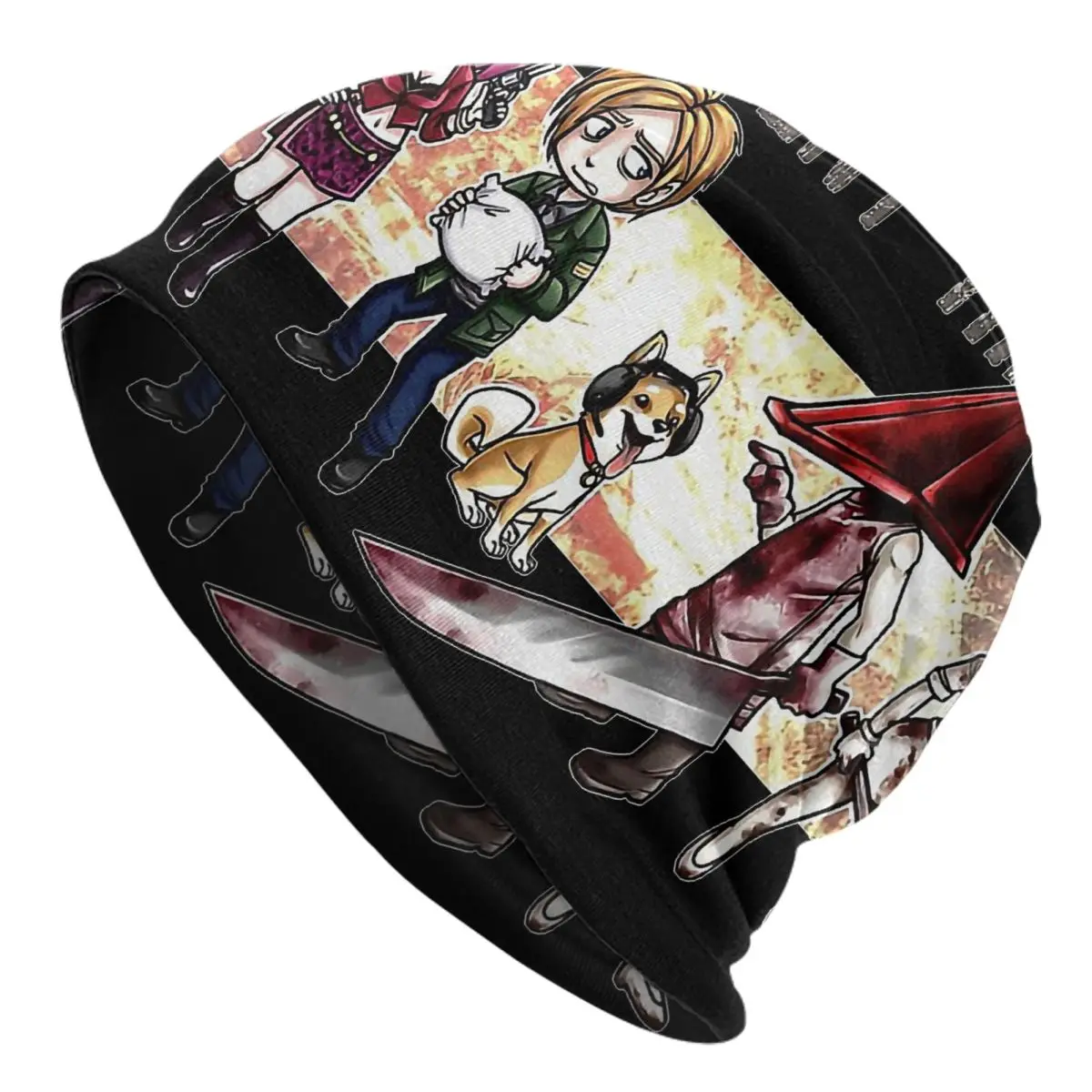 Hat Game Scene Copy Fashion Caps For Men Women Silent Hill Games Skullies Berretti Berretti Da Sci Soft Bonnet Hats