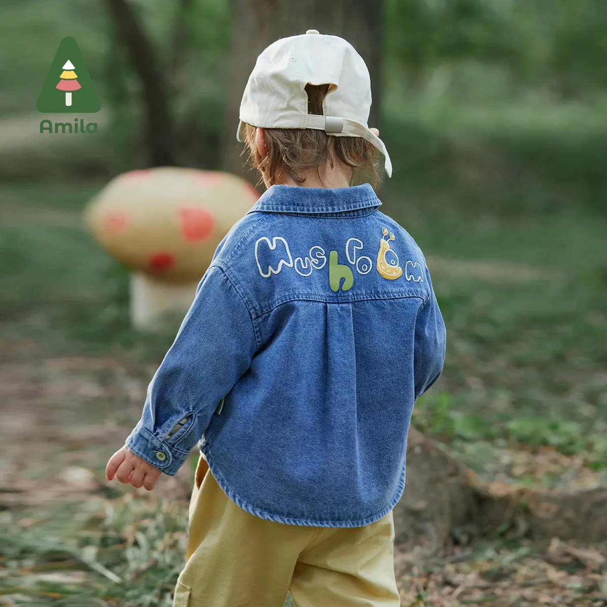 Baby Demin Shirt Boys Spring Full Sleeve Solid Turn Down Collar Top Children Fashion Outwear Clothes 0-6 Years kids shirts