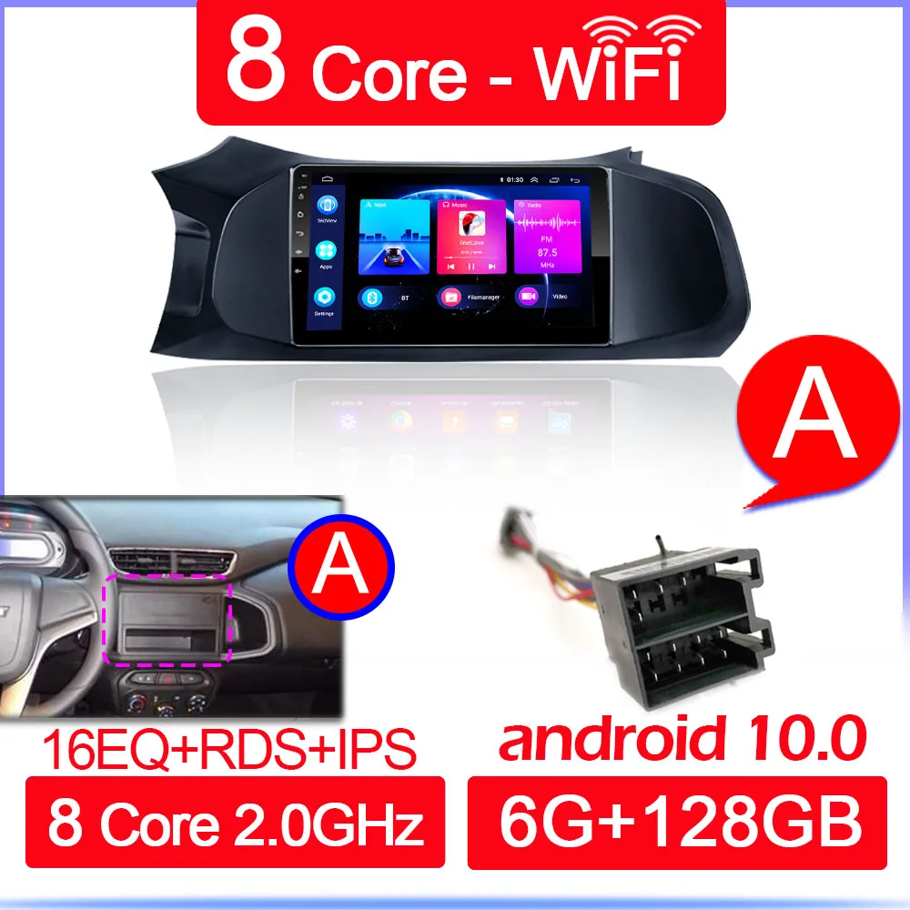 9 Inch 2 Din Android 10 Car Radio For Chevrolet Onix 2012 - 2014 2015 2016 2016- 2019 WIFI GPS CarPlay 2din Multimedia Player android car video player