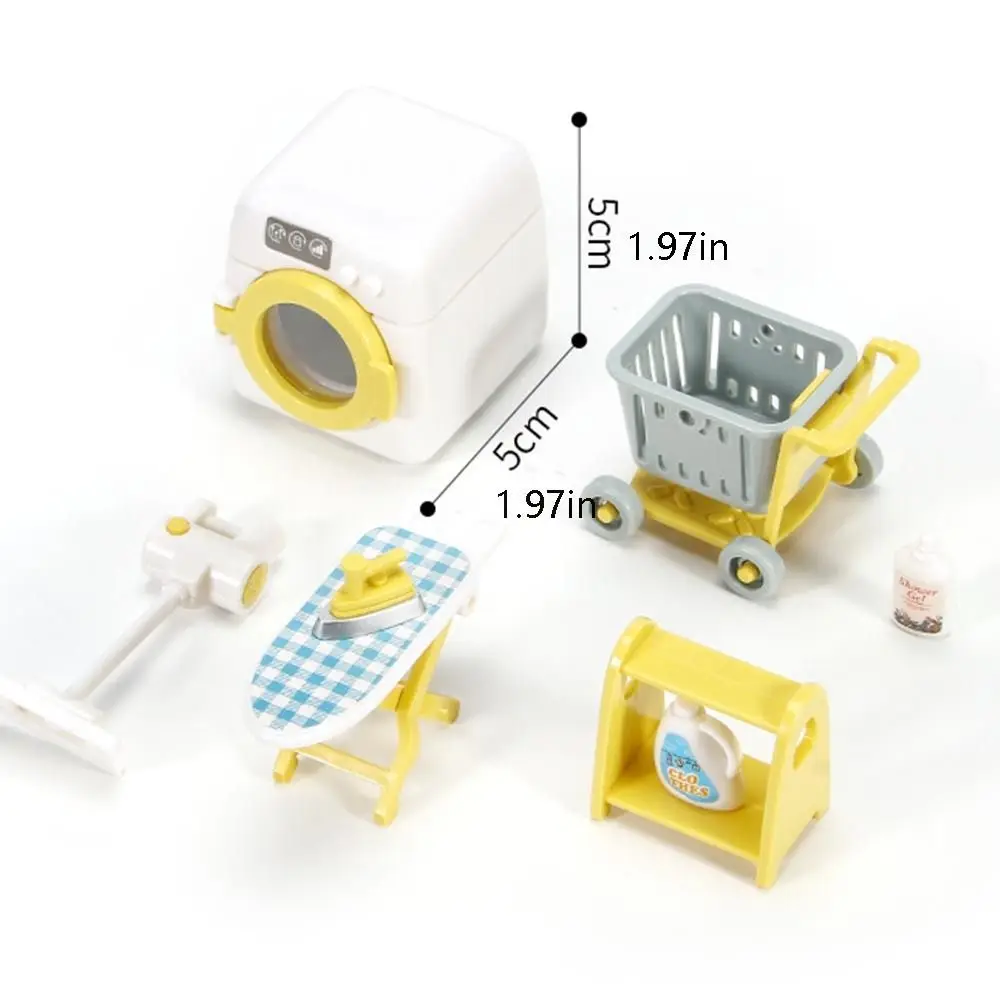 Developing Hands-On Skills Table Dollhouse Accessories Miniature Play House Toy Small Model Furniture Forest Family Kitchen Toy 3