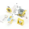 Developing Hands-On Skills Table Dollhouse Accessories Miniature Play House Toy Small Model Furniture Forest Family Kitchen Toy 3