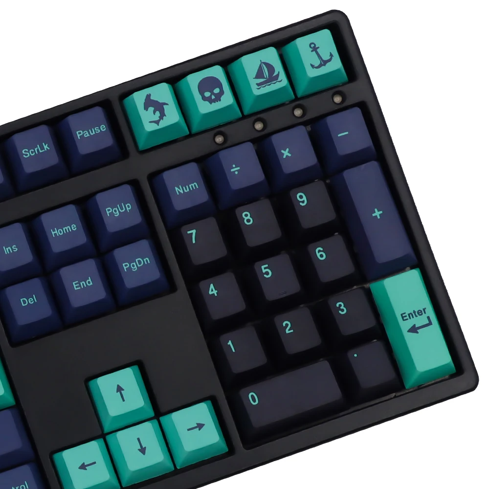 Chaves Gmk Hammerhead Keycaps Cereja Perfil Inglês Japonês Keycap Pbt Tintura Sublimação Teclado Keycap para mx Switch 1.75u 148 - Imagem 5