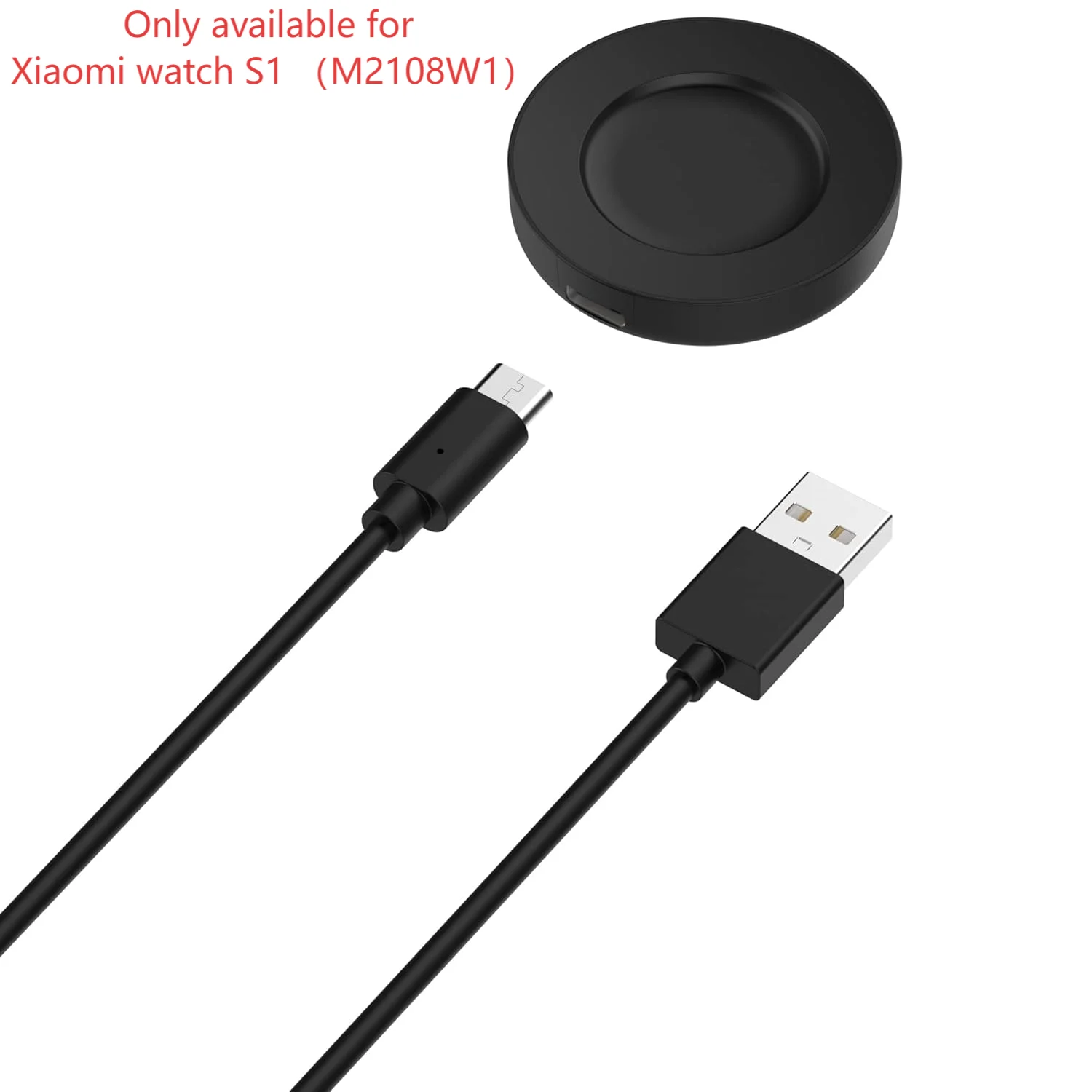 Dual-Pack USB Charging Cable for Mi Watch S1 Smartwatch