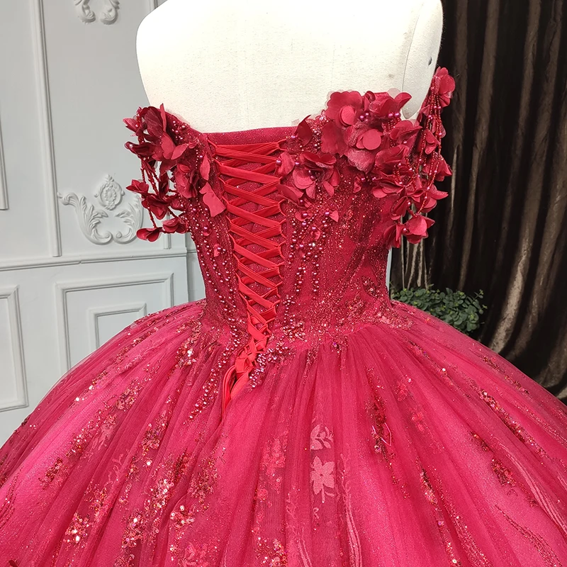 Girls Princess Ball Gown Party Dress Birthday Dress