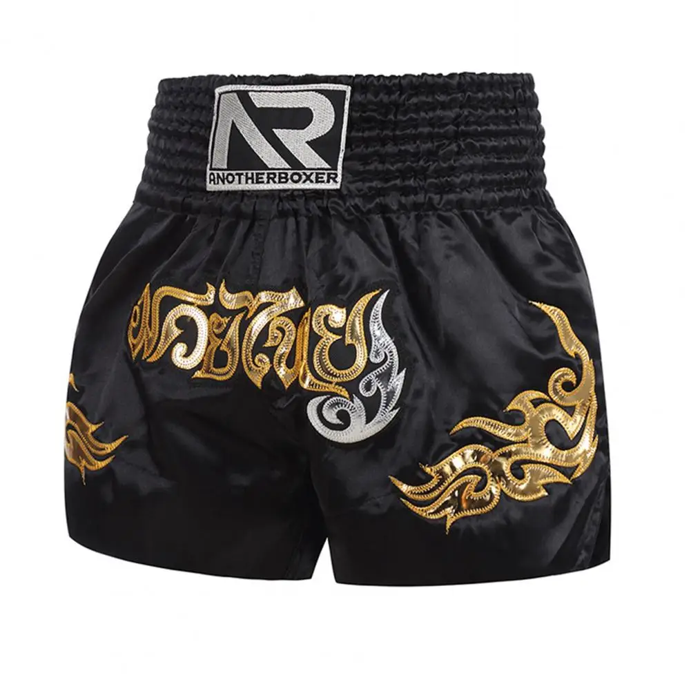 Boxing Shorts Anti-friction High Elasticity Breathable Muay Thai Cord Design Kickboxing Shorts Men Women Martial Arts mma shorts