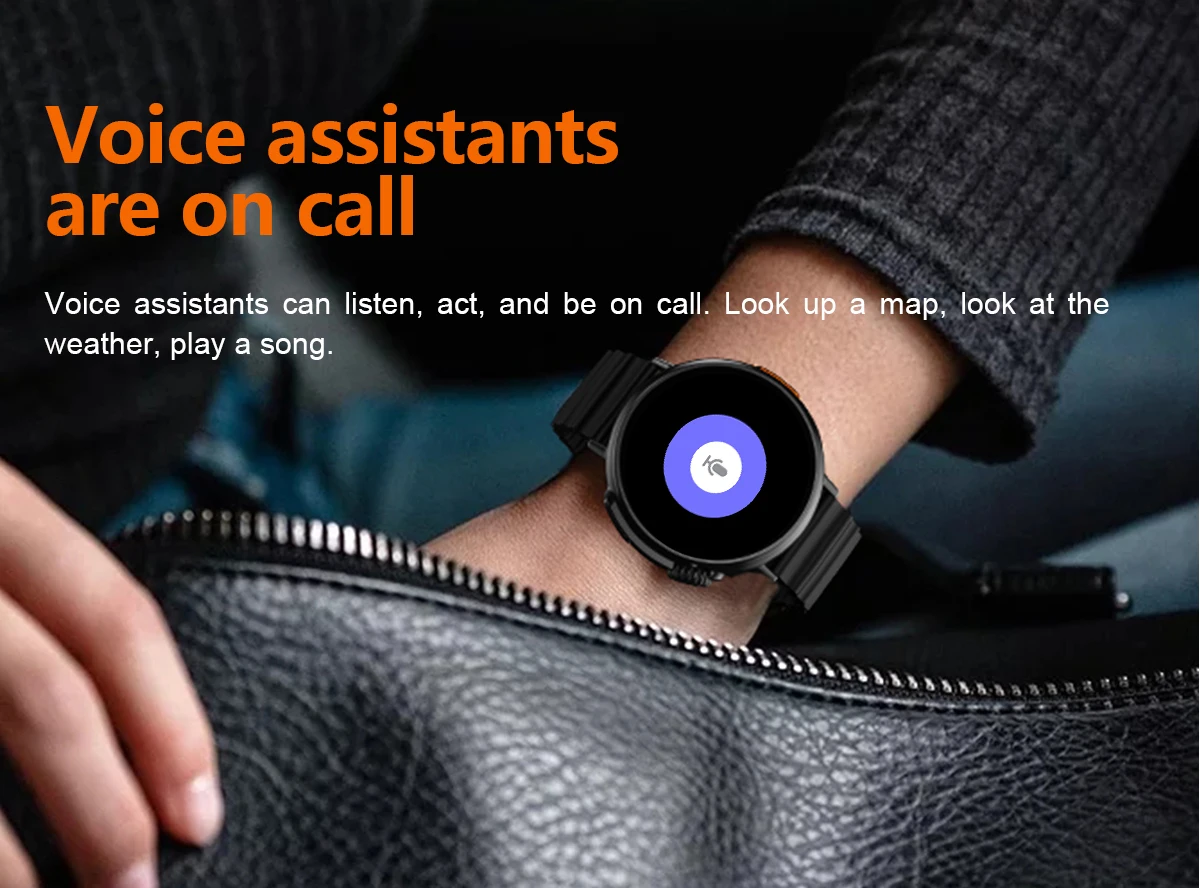 Title 8, Smartwatch con schermo AMOLED da 1.6 pollici a ...