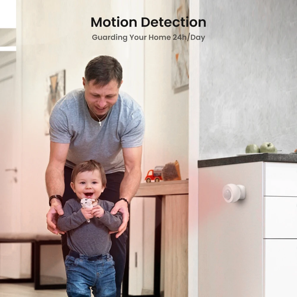Motion Sensor Human Presence Sensor PIR Motion Sensor PIR Sensor Switch Motion Sensor Switch Infrared Detector Sensor AVATTO Tuya Zigbee Motion Sensor Movement Human Body Infrared Detector Security Alarm Sensor Smart Home Scene Trigger Mini PIR
