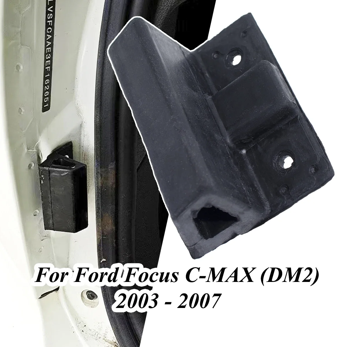 Pack 2 Pares Clips Maletero Para Ford Focus Mk7, B-Max, C-Max - Compatible OEM 1539663, Plástico Negro
