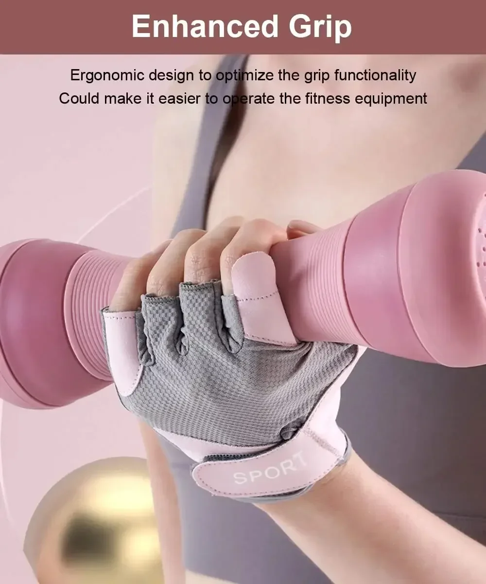 Enhanced Grip Lightweight Workout Gloves