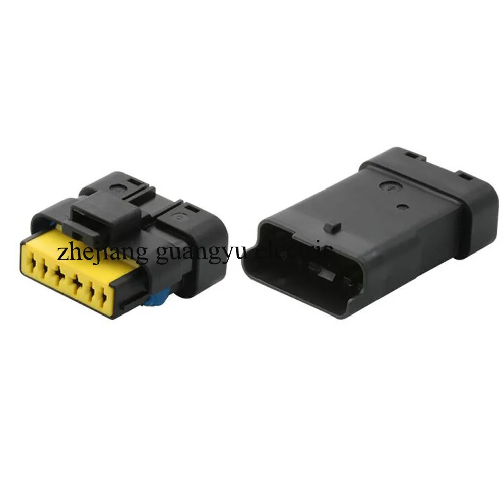 

100SET include terminal 211PL069S0049 211PC069S0049 car female male connector waterproof socket 6 Pin automotive plug terminal