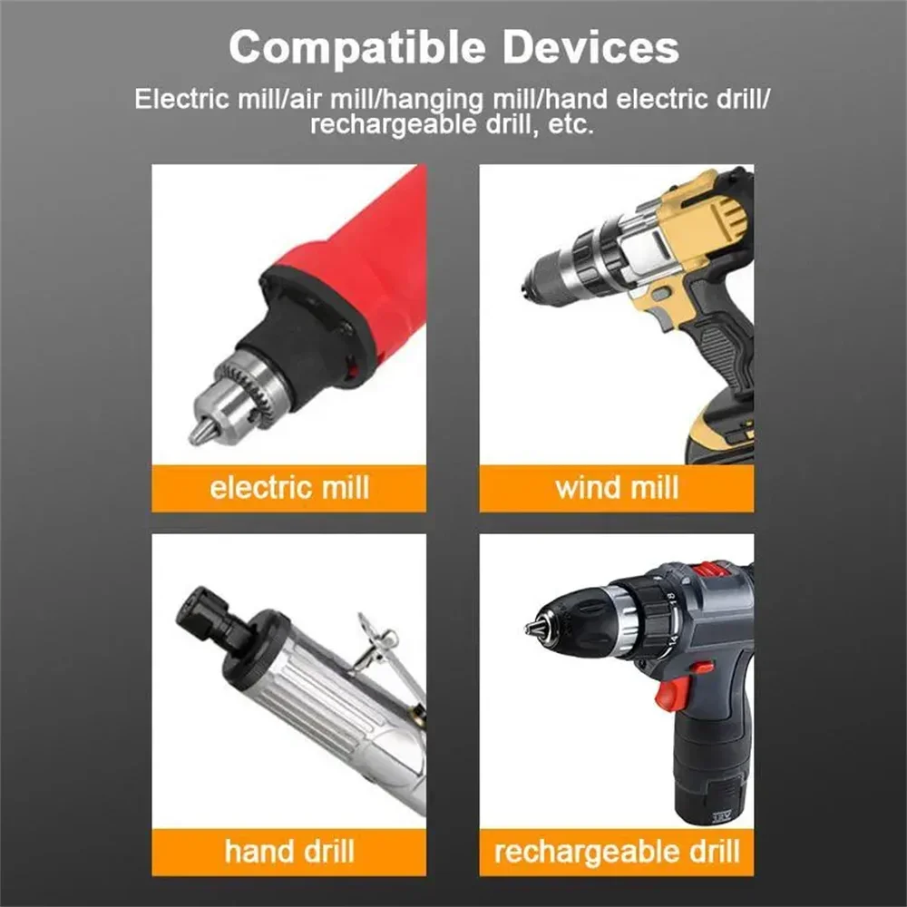 Slipborr monterad för demonstration