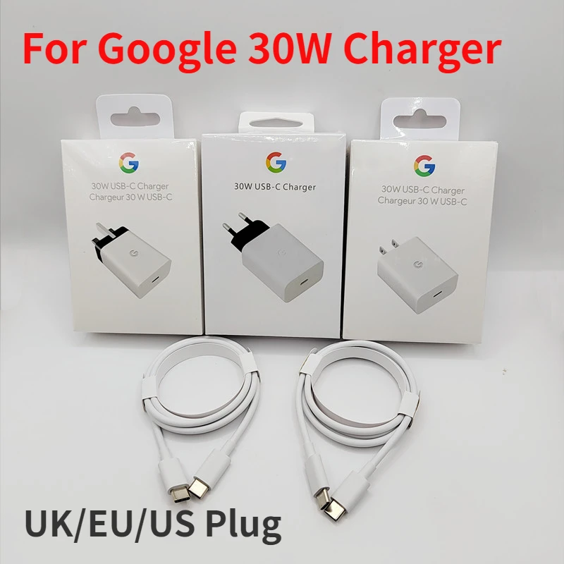 30w Pixel Charger EU/US/UK For Google 30W Fast Charger Travel