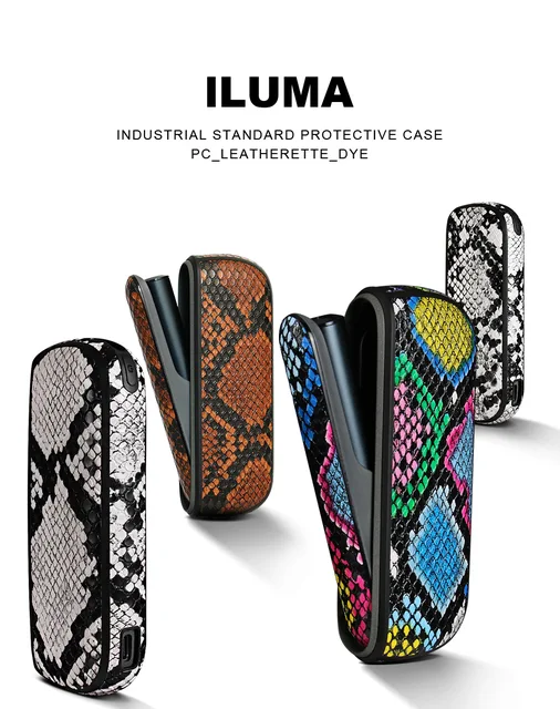 New 4 Colors Case For IQOS ILUMA PU Leather Storage Bag Protective