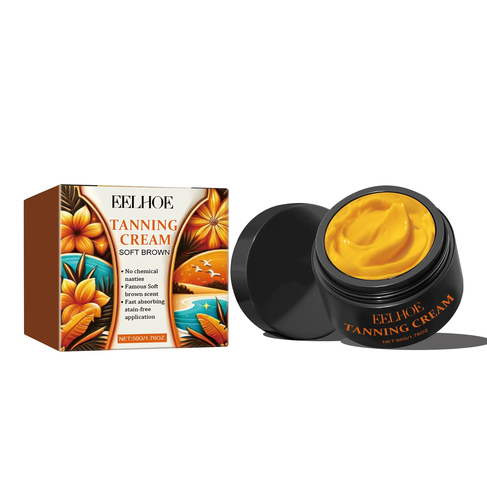 EELHOE Tanning Cream Summer Beach Tanning Aid Lotion Intensive Gel Body Bronzer Lotion Nourish Self Tanner