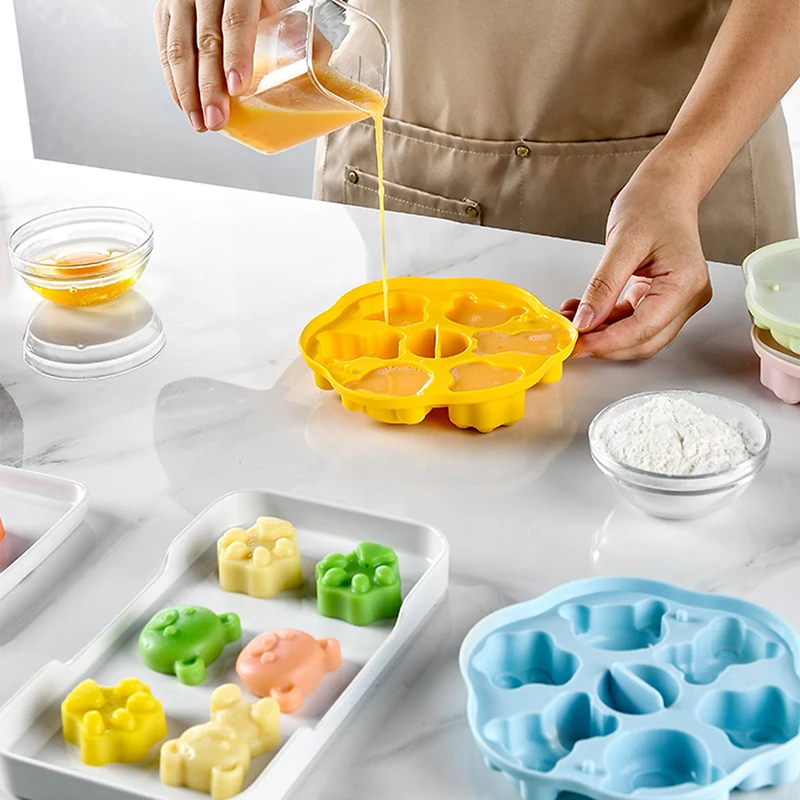 Clay Cupcake Silicone Tray Daily Bake Silicone Square Air Fryer