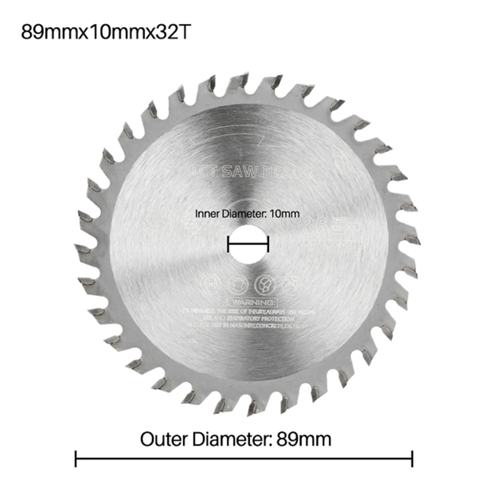 

1pc Circular Saw Blade Outer Diameter 89/115mm For Angle Grinder TCT Carbide Wood Cutting Disc For Cutting Plastic Board Wood