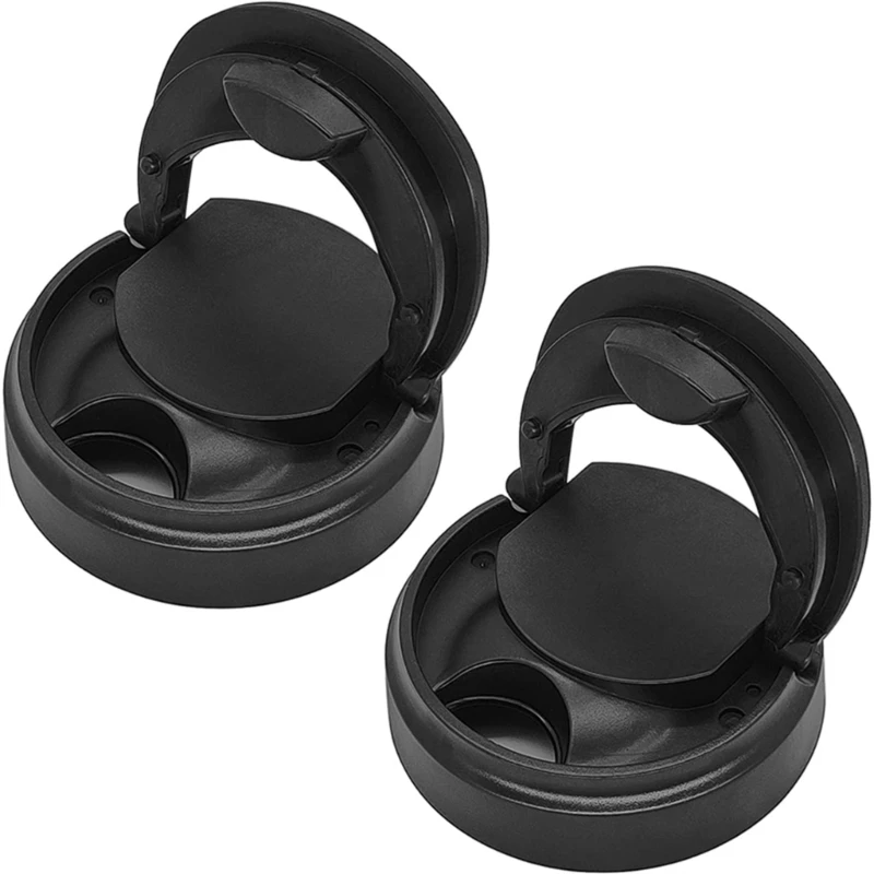 

Pack of 2 Juicer Attachment Cup Cover Durable Plastic Material Juice Extractor Lid Plastic Juicing Cup Lids