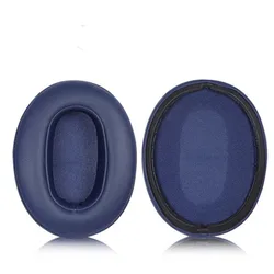 Premium Protein Leather Replacement Earpads - Cushion Cover Repair Parts (Blue)