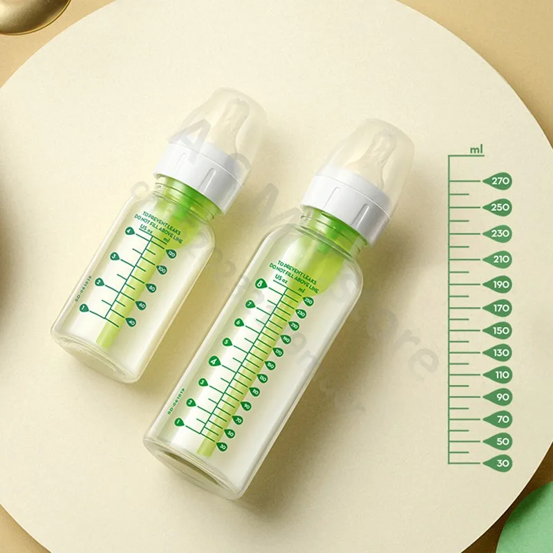 Dr. Brown's newborn Glass baby bottle/Anti-colic/baby glass bottle/standard caliber/120ML 250ML 2
