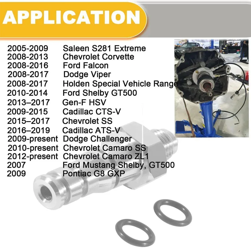 Clutch Slave Cylinder Hydraulic Line Adapter Fitting AN-4 TREMEC SWAP SS for GM LS LSX TR6060