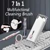 7 in 1 Laptop Keyboard Cleaning Kit Computer Keyboard Cleaner Brush Earphones Cleaning Pen For AirPods iPhone Keycap Puller Set 1