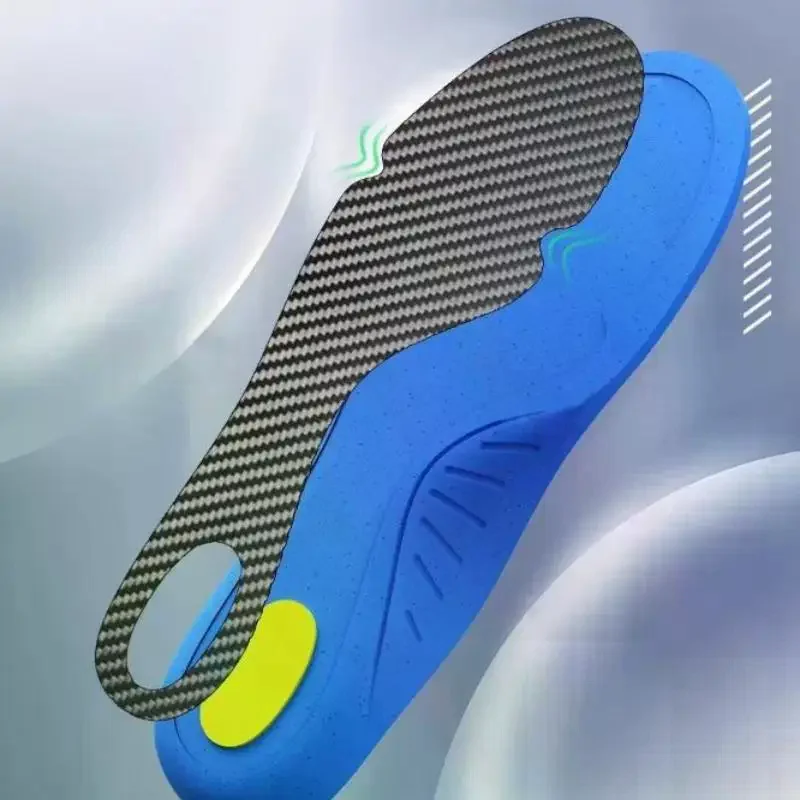 Carbon Fiber Shock-Absorbing Lightweight Sports Insoles