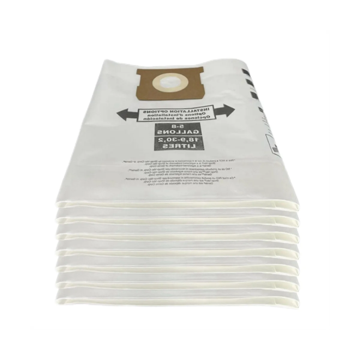 7 Pcs Universal Dry Vac Dust Bag Da 5 A 8 Galloni Aspirapolvere Per Negozio Vac 5-8 Galloni Ridgid Vf Dust Bags