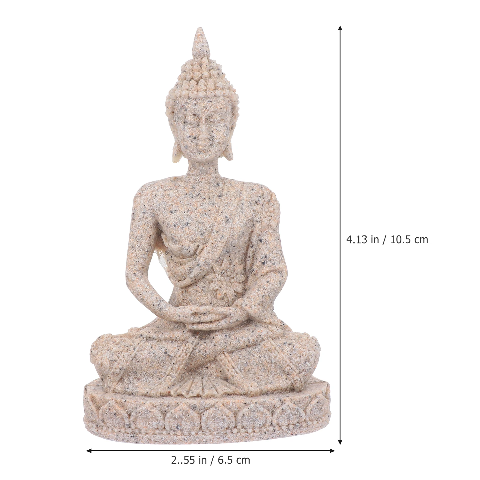 Sandstone Fish Tank Buddha Statue Aquarium Decoration Pet Products Unique Landscape Design Vivid Statues Tank Decor Fish