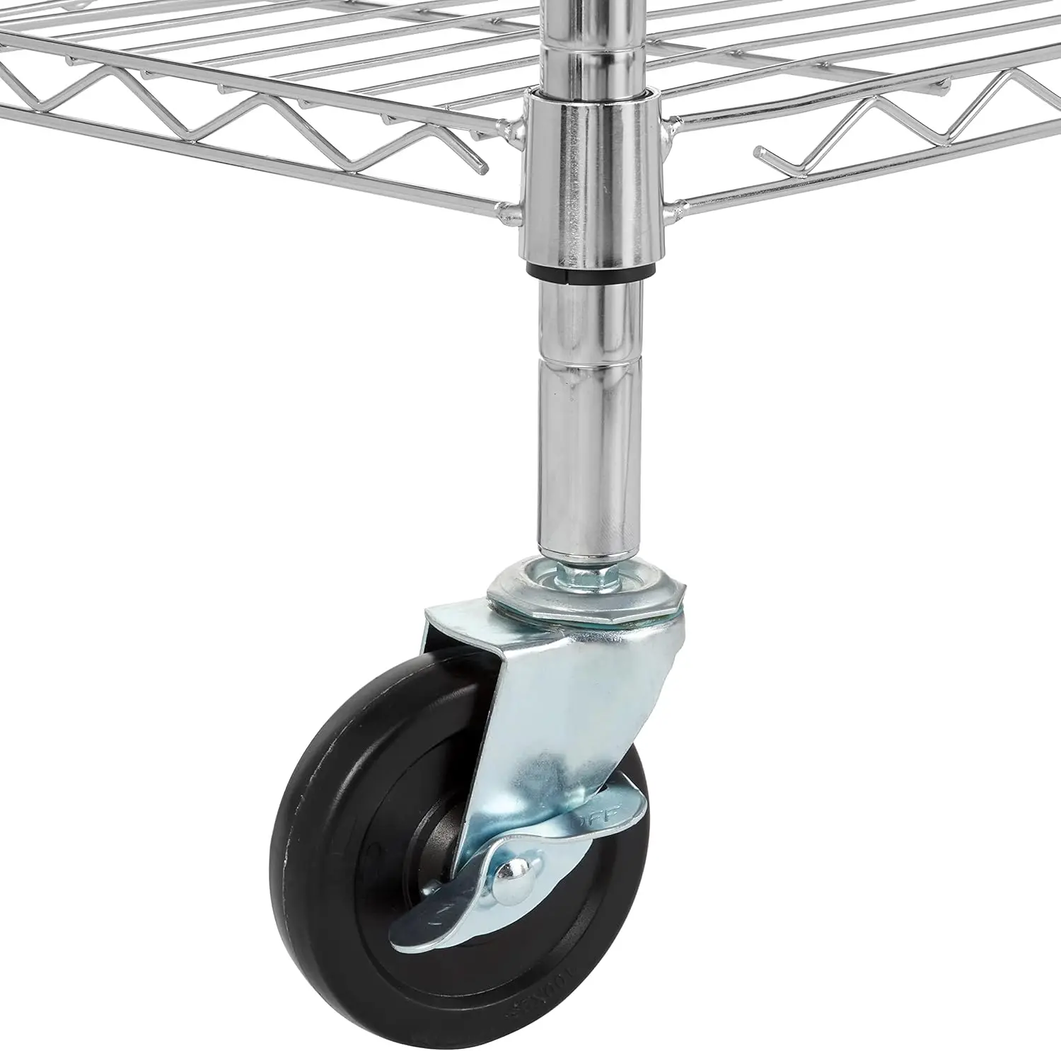 Amazon Basics Portable Kitchen 3-Tier Storage Rack on Caster Wheels with Adjustable 2 Shelves, 175 Pound Capacity, 21 x 15 x 36. 3