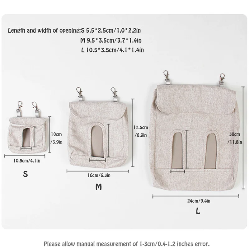 Pet Hay Feeder Hanging Pouch For Rabbit Guinea Pig