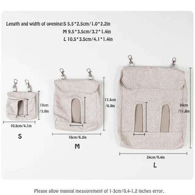 Hanging Pouch Feeder Hay Bag Holder 6