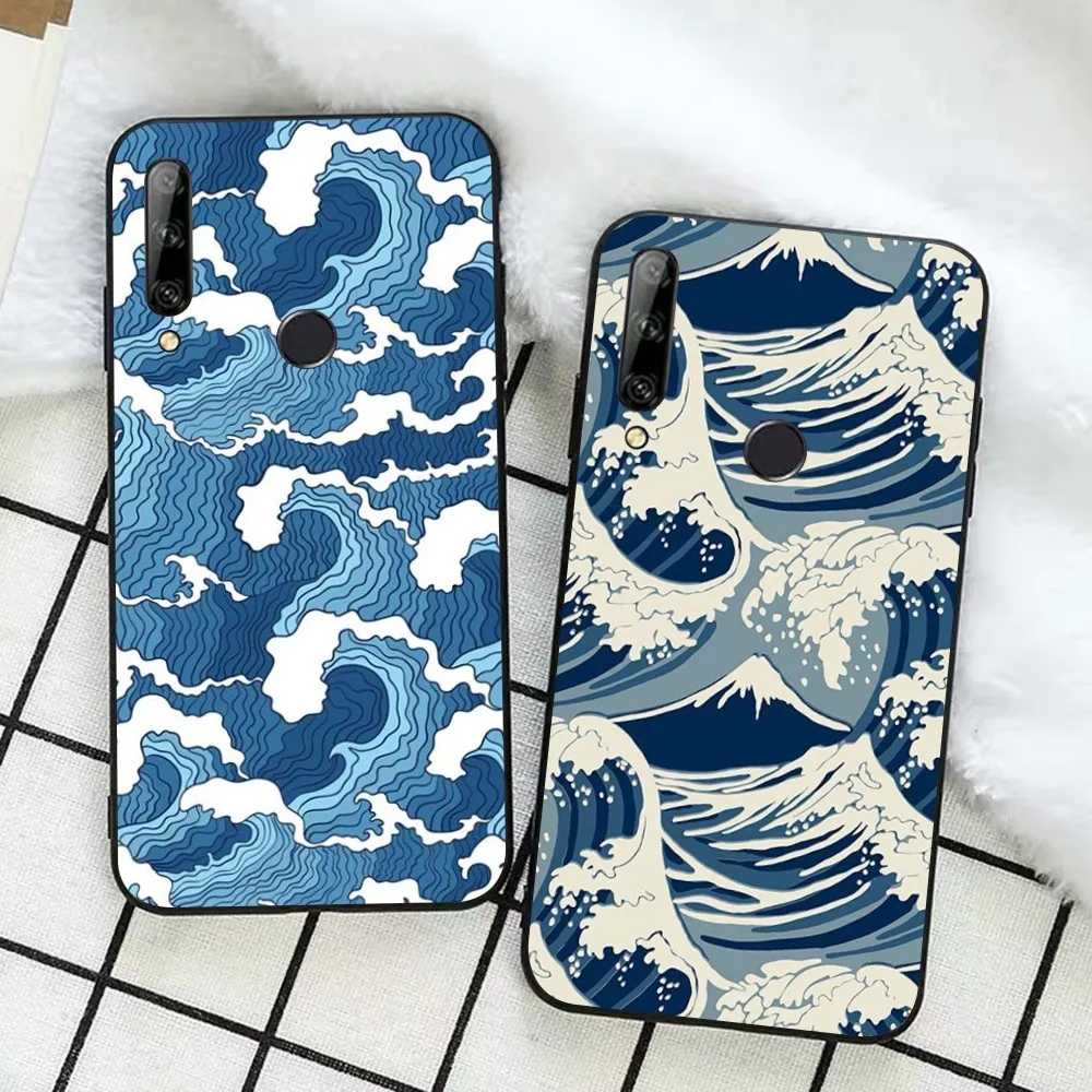 Custodia Per Telefono Giapponese Great Wave Art Per Huawei Honor 10 Lite 9 20 7A Pro 9X Pro 30 Pro 50 Pro 60 Pro 70 Pro Plus