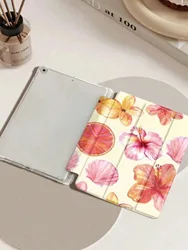Vibrant Hibiscus Flower Tablet Case - iPad Air 5 ( 10.9 - inch) (SEP27)