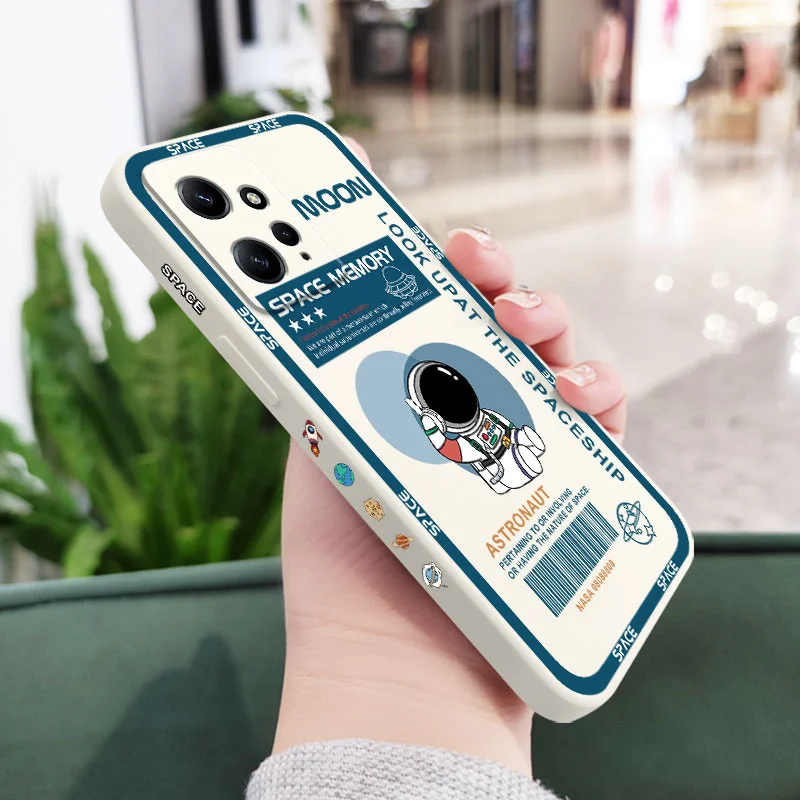 Global Astronauts Liquid Silicone Phone Case Cover