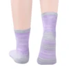 YUEDGE Women's Colorful  Moisture Wicking Anti Sweat Sport Crew Socks Cushion Combed Cotton Trekking Hiking Socks(3 Pairs/Pack) 3