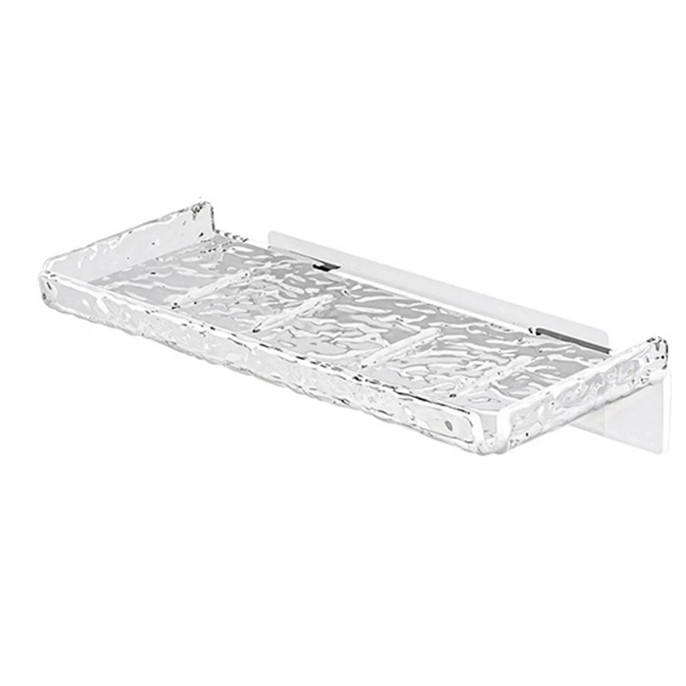 Water Ripples Pattern Wall-Mounted Storage Rack Large Capacity Organizing Box Kitchen Accessories 3