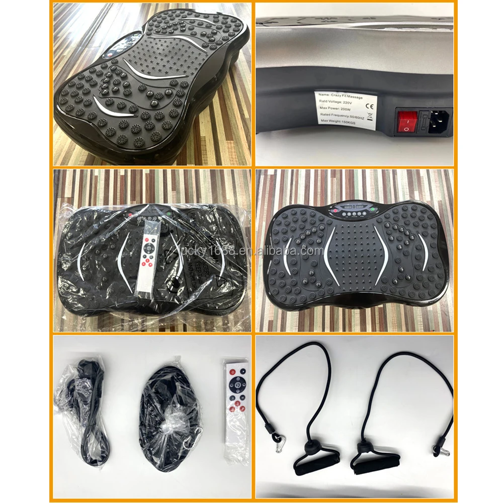Hot selling whole body fitness massage platform vibration plate exercise machine