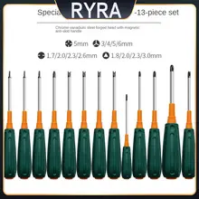  Comfortable Hand Drill Bit Non-slip Multiple Models Special-shaped Screwdriver Set Magnetization Treatment Drill Screw Secure 