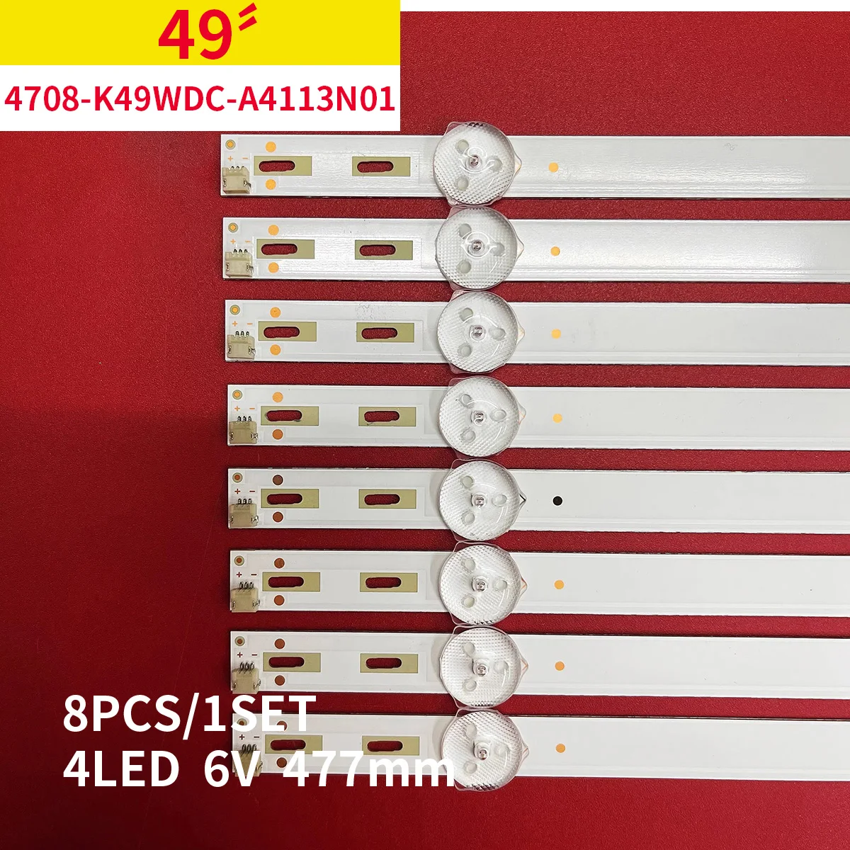 

Фонарь подсветки для 49U5070 49DL4012N 49PUF6032 K490WDC1 A4 4708-K49WDC-A4113N01 A2213N01 K490WDC2 K49WDC 6V