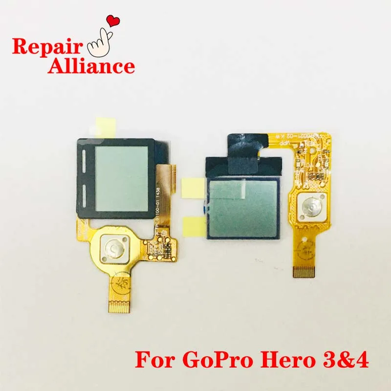 LCD Display Screen New LCD Display Screen fuselage Repair Parts For Gopro hero 3 LCD Hero 4 Screen Hero3 Hero4 Dog 3 Dog 4 Action camera