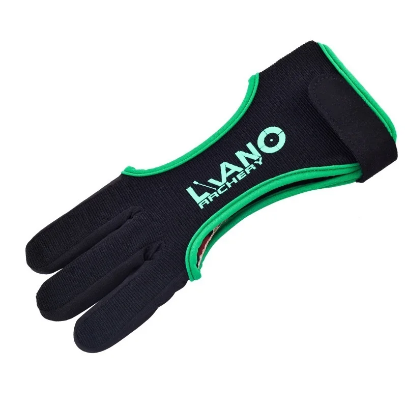 Archery 3 Fingers Protective Gloves 1pc