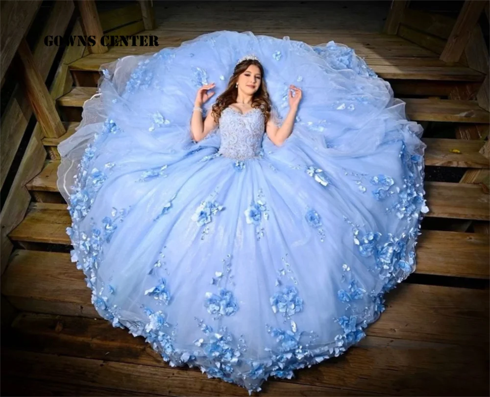 Baby Blue Butterfly Quince Dress ubicaciondepersonas.cdmx.gob.mx