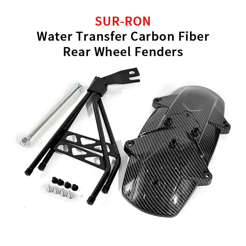 

SURRON Light Bee X Water Transfer Carbon Fiber Rear Wheel Fender Mudguard Bike Off-Road Motorcycle Accessories SUR-RON SUR RON