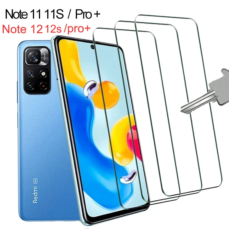 Note 12s 9H Protector pantalla redmi note 12 5g Anti-fingerprint Glass  Ultra clear Redmi Note 11 S Screen Protector for xiaomi redmi note 12 pro  Tempered Glass note11 pro+ Lamina Redmi Note 11 Pro Protective Film