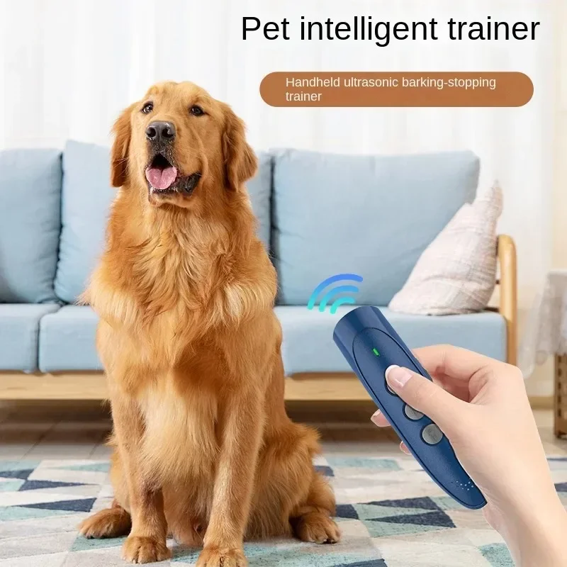 

Портативный Ультразвуковой Отпугиватель собак со свистком, обучающее устройство, безопасное тренировочное оборудование, ручной Отпугиватель лая, товары для домашних питомцев