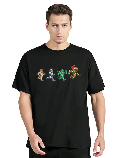 Sir Arthur's Evolution Unique Tshirt Ghost And Goblins Arthur Prin Arcade Game Creative Graphic T-Shirt Clothing Oversized Top 1