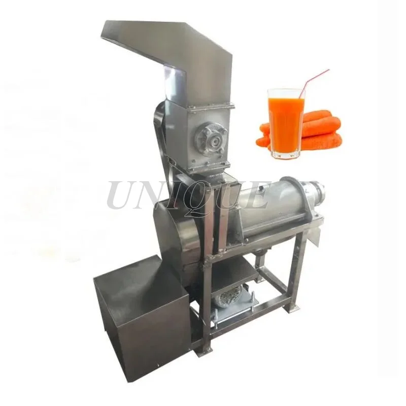 High Efficient Commercial Fruit Vegetable Spiral Crushing Juice Extractor 220/380V Industrial Orange Juicer Making Machine