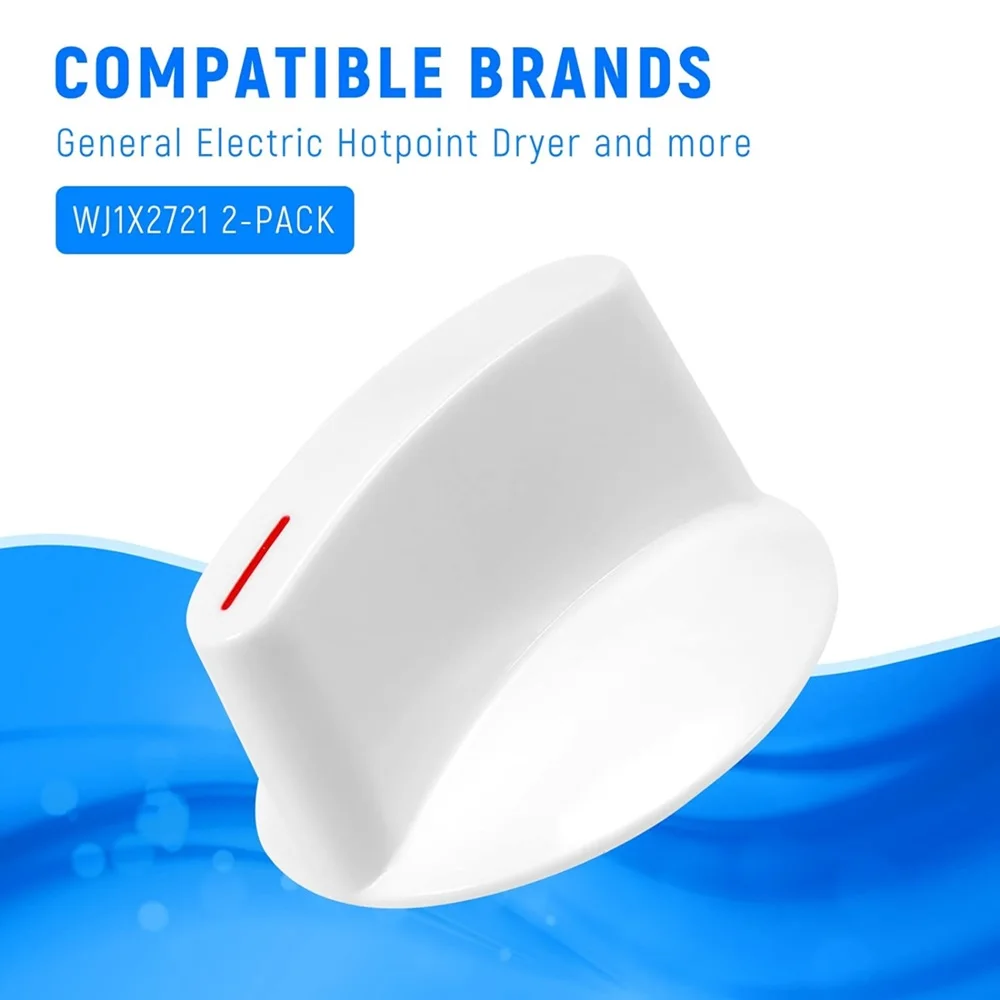 2-Pack Dryer/Washer Control Knobs – WH1X2721, Fits WE1X1207, WE1X1208, AH271094